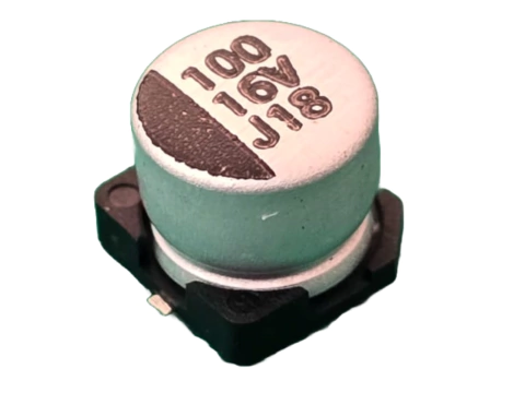 Capacitor Eletrolitico 100uf/16v Smd 105° 6,3x5,5mm Kps