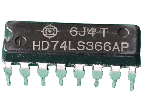 Circuito Integrado 74ls366ap 74ls366 Hitachi