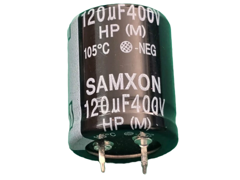 Capacitor Eletrolitico 120uf/400v Snap-In 105º 25x30mm Samxon