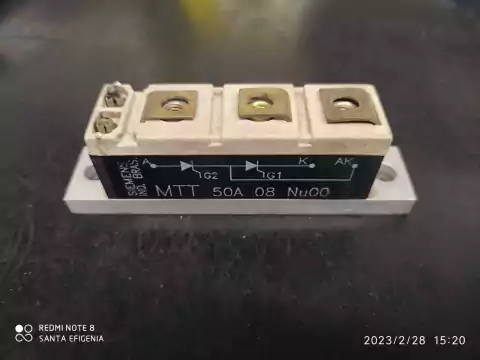 Modulo Mtt50a08nu00 50amp 800v Scr Siemens Usado