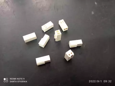 Conector Kk 2512 2,54mm 2 Vias Femea Excon