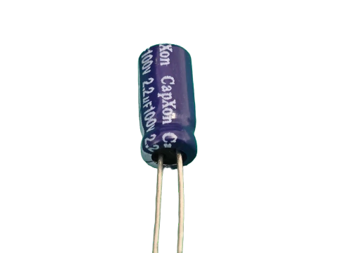 Capacitor Eletrolitico 2,2uf/100v 85° 5x11mm Capxon