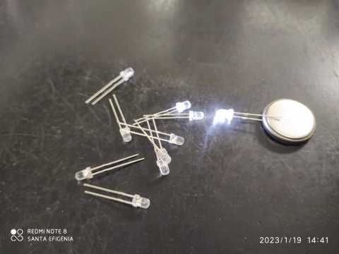 Led Branco Frio 3mm Alto Brilho