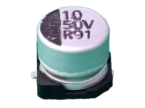 Capacitor Eletrolitico 10uf/50v Smd 105° 6,3x5,8mm
