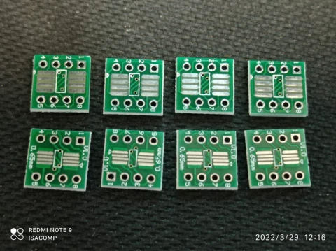 Soquete Adaptador Para C.I. Smd Soic 8 Tssop 8 para Dip8