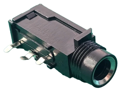 Conector Jack J10 6,35mm Pj-603 Stereo 3t Sem Porca