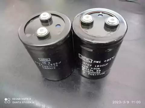 Capacitor Eletrolitico 1800uf/375v Giga 85° 65x90mm Chemicon