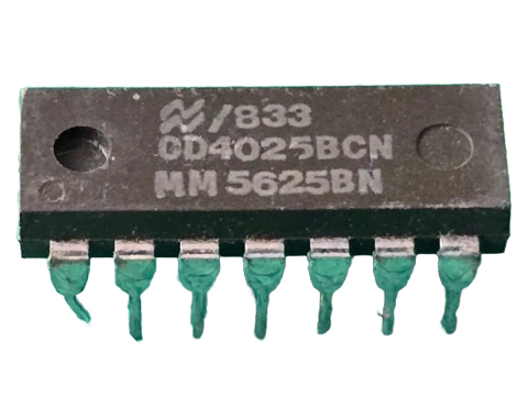 Circuito Integrado Cd4025bcn Cd4025 National