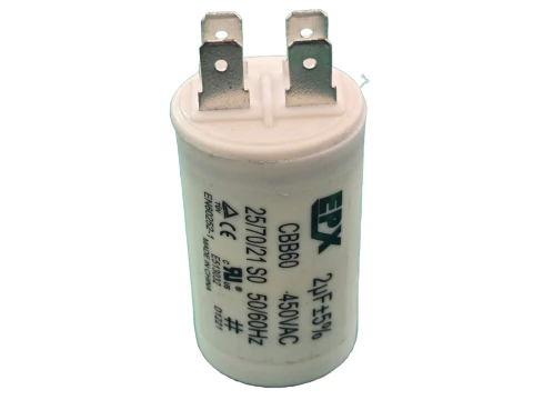 Capacitor de Partida 2uf/450v Faston 5% 30x50mm Epx