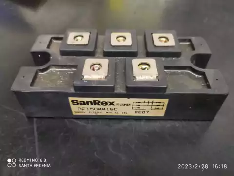 Modulo Df150aa160 150amp 1600v Sanrex Usado