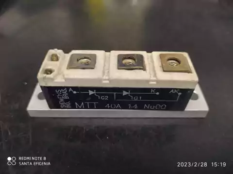 Modulo Mtt40a14nu00 40amp 1400v Scr Siemens Usado