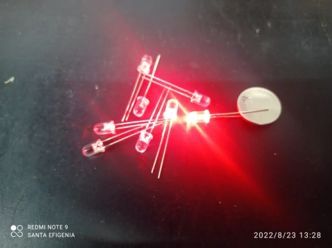 Led Vermelho 5mm Alto Brilho 14000-16000mcd 2,0 a 2,2v