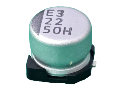 Capacitor Eletrolitico 22uf/50v Smd 105° 6,3x5,3mm Lelon