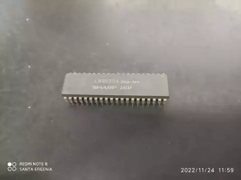 Circuito Integrado Z80acpu = Lh0080a Lh0080 Sharp