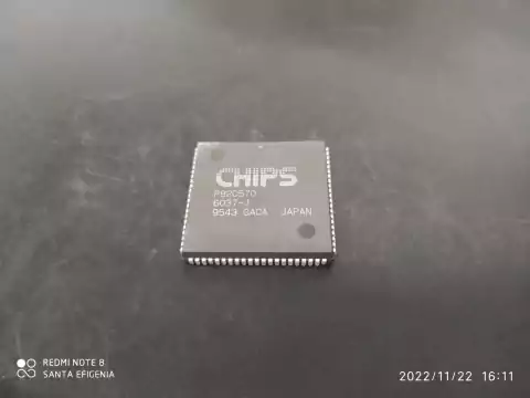 Circuito Integrado P80c570 Plcc Chips