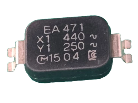Capacitor Ceramico 470pf/250v Smd 10% 6x11,4mm Dk1b3ea471k86rah01 Murata