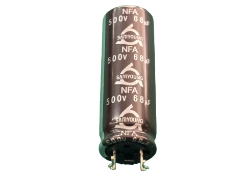 Capacitor Eletrolitico 68uf/500v 105º 16x47mm Nfa Samyoung