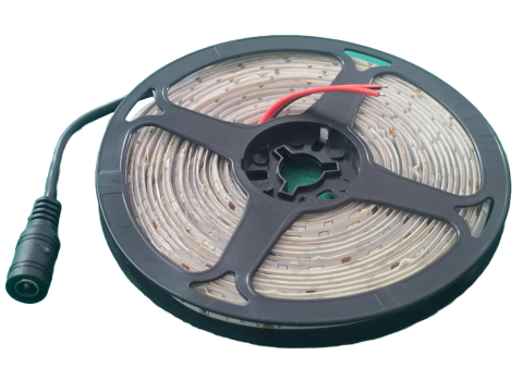 Fita de Led Branco Frio 12v 3528 60leds/mt Ip65 Rolo 5 Mts