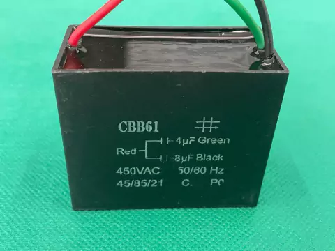 Capacitor Partida 4+8uf/450v Fio 58x30x48mm Cbb61