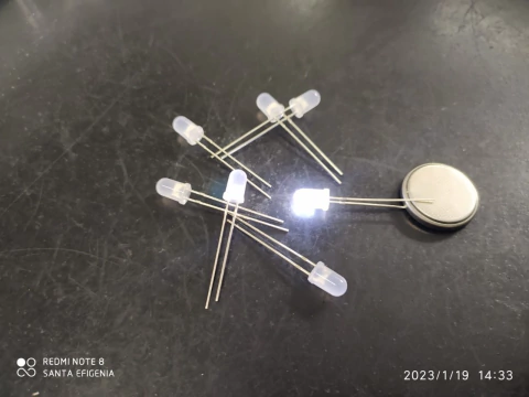 Led Branco Frio 5mm Difuso