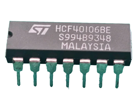 Circuito Integrado Cd40106 = Hcf40106be = Hcf40106 St
