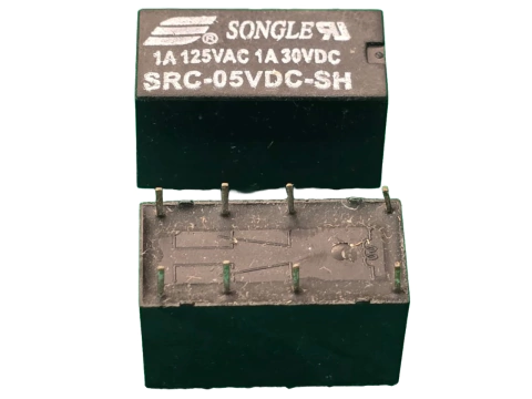 Rele 5v 1amp - Src-05vdc-Sh 2 Contatos 8 Terminais Songle