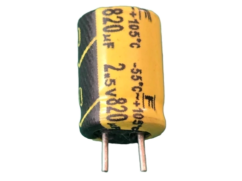 Capacitor Eletrolitico 820uf/2,5v 105º 8x12mm Fujitsu