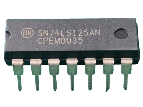 Circuito Integrado 74ls125an 74ls125 On