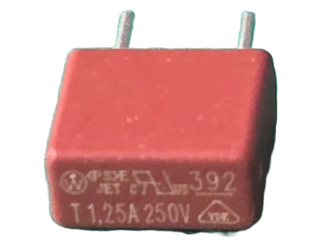 Micro Fusivel 1,25amp 250v Pre Retangular