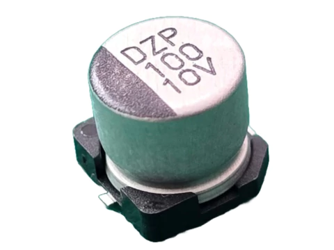 Capacitor Eletrolitico 100uf/10v Smd 105º 6,3x6,1mm Rubycon