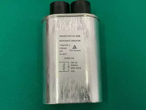 Capacitor Microondas 1,00uf/2100v 52x32x75mm Faston 6,3mm 3t