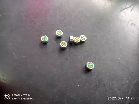 Microfone Eletreto 6x3mm 2 Terminais