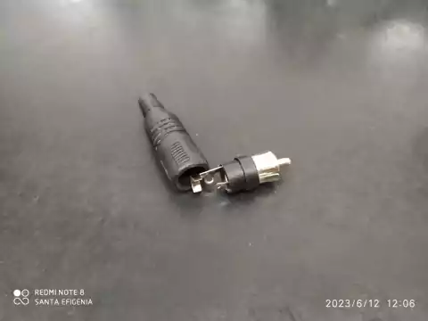 Conector Plug Rca Macho Emborrachado