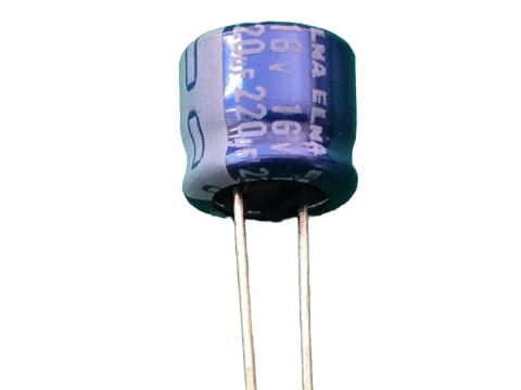 Capacitor Eletrolitico 220uf/16v 85º 8x8mm Elna