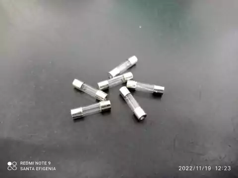 Fusivel 500ma 250v 5x20mm