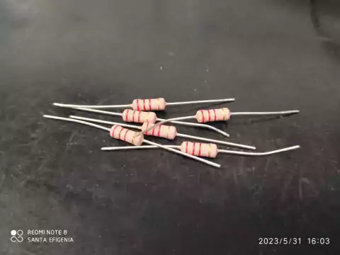 Resistor 2k2 2w 5% 11mm Rs