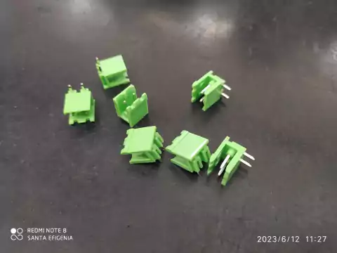 Conector Stlz 2 Vias 5,08mm Kf2edgr-5,08-02p Macho 90° Kefa