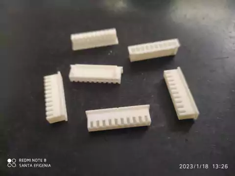 Conector Kk 2501 2,54mm 10 Vias Femea