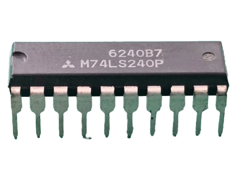 Circuito Integrado 74ls240p 74ls240 Mitsubishi