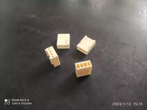 Conector Kk 2512 2,54mm 4 Vias Femea