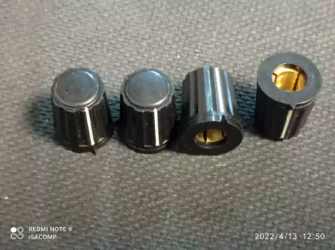 Knob 1254 Preto Joto 14x17mm