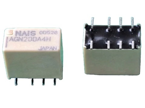 Rele Agn200a4h Agn200a4 Smd 4,5v 1amp 8 Terminais Nais