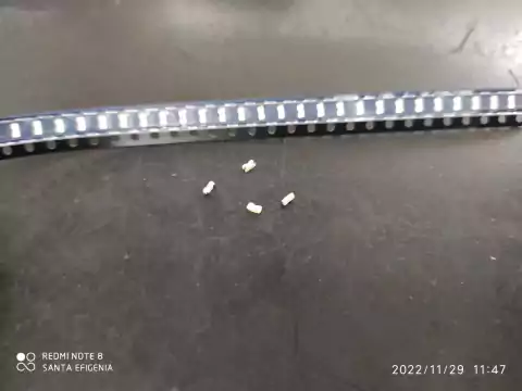 Led Branco Smd 90° L.1,5 x A.1 x C. 3,5mm 99-113uwc/710/tr8(cpo) Everlight