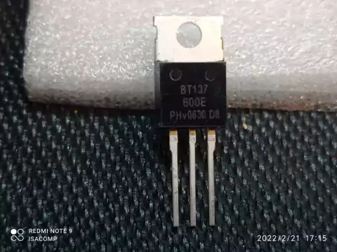 Transistor Bt137-600e Bt137 Triac 8amp 600v Nxp