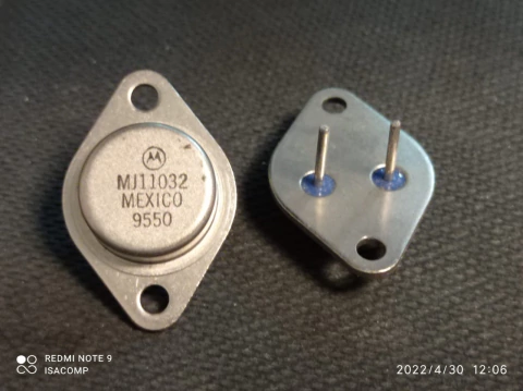 Transistor Mj11032 Npn 50amp 120v To3 Motorola