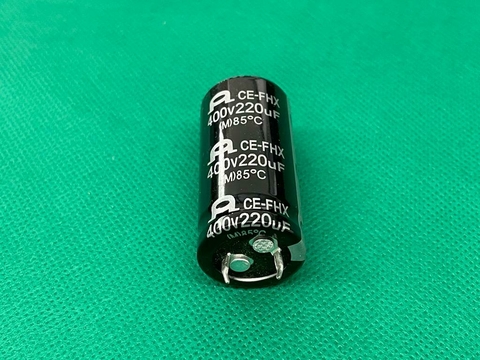 Capacitor Eletrolitico 220uf/400v Snap-in 85º 22x45mm Serie FHX Daewoo