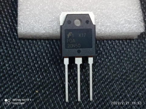 Transistor Fda20n50 20n50 Mosfet N 20amp 500v To247 Fairchild