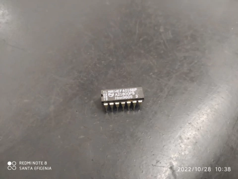 Circuito Integrado Cd4016bp Cd4016 = Hef4016bp Hef4016 Philips