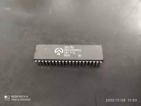 Circuito Integrado Z80pio = Z84c2006pec Z84c2006 Zilog