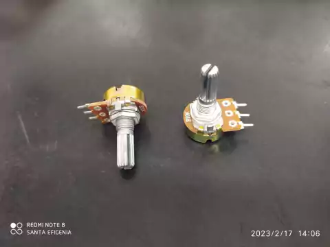 Potenciometro 10kb 16mm L20 Linear